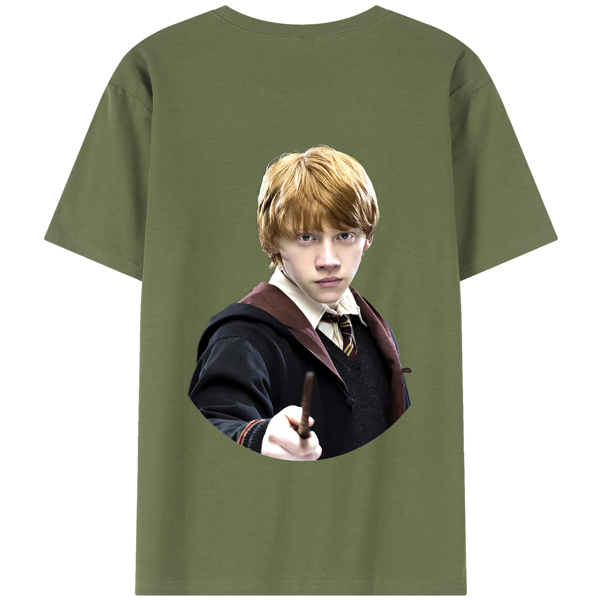 （画像用） Harry Potter ハリー・ポッターシリーズ 綿100％半袖Tシャツ（背面プリント）